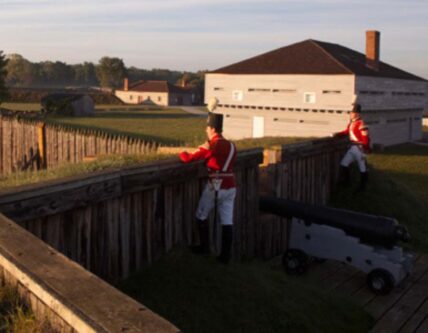 Visiting Fort George in Niagara-on-the-Lake