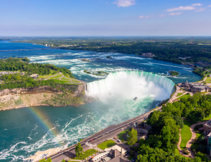 Niagara Falls, a short distance from Niagara on the Lake, Ontario