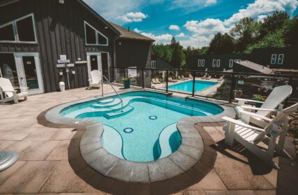 Hydrotherapy pools at Millcroft Inn & Spa in Caledon.