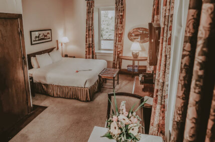 The Main Mill Guest Room with European and Canadian styling at Millcroft Inn & Spa in Caledon