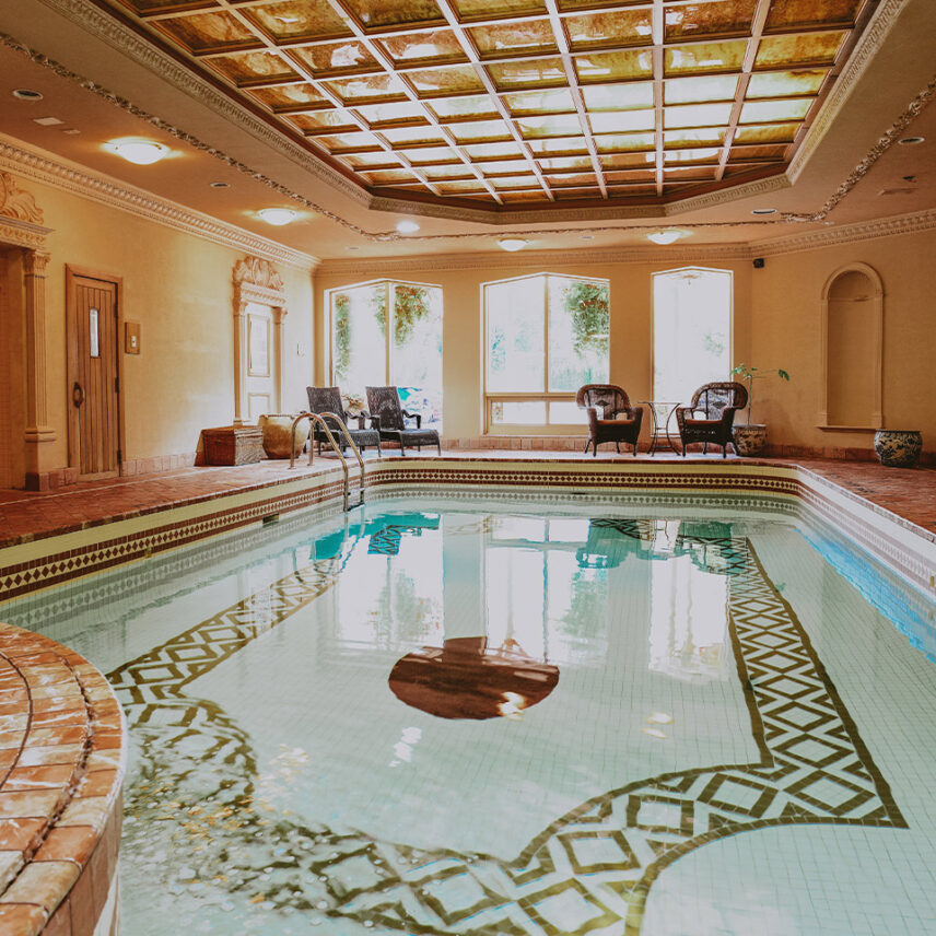 Wellness center relaxation pool at the Prince of Wales Hotel in Niagara-on-the-Lake