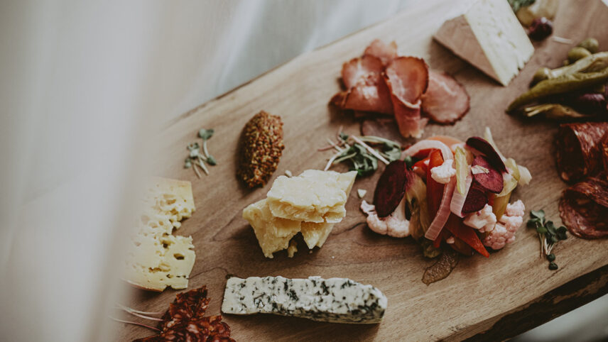 Assortment of meat, cheese, and vegetables from Churchill Lounge in Niagara-on-the-Lake