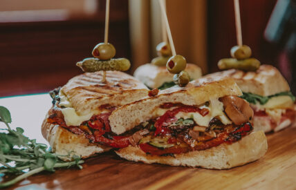 Gourmet Paninis from Churchill Lounge at the Prince of Wales Hotel in Niagara-on-the-Lake
