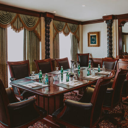 Opulent boardrooms at Prince of Wales in Niagara-on-the-Lake
