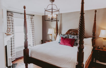 Luxury guestrooms at Queen's Landing hotel in Niagara-on-the-Lake