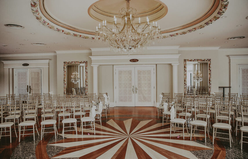 The Atrium wedding venue at the Queens Landing Hotel in Niagara-on-the-Lake