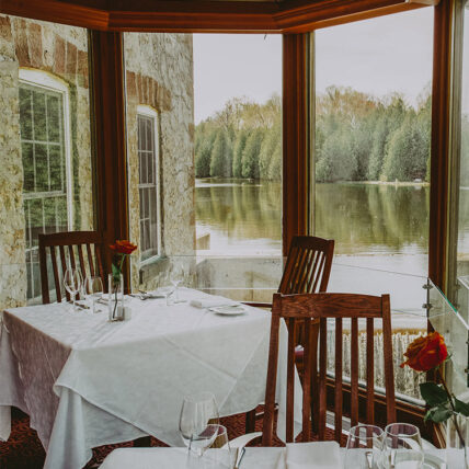 Seating available at Headwaters Restaurant at Millcroft Inn & Spa in Caledon