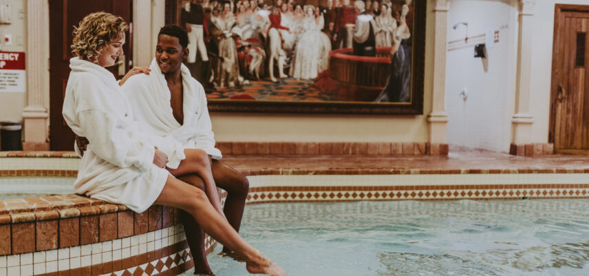 Indoor pool at the Secret Garden Spa in Niagara on the Lake