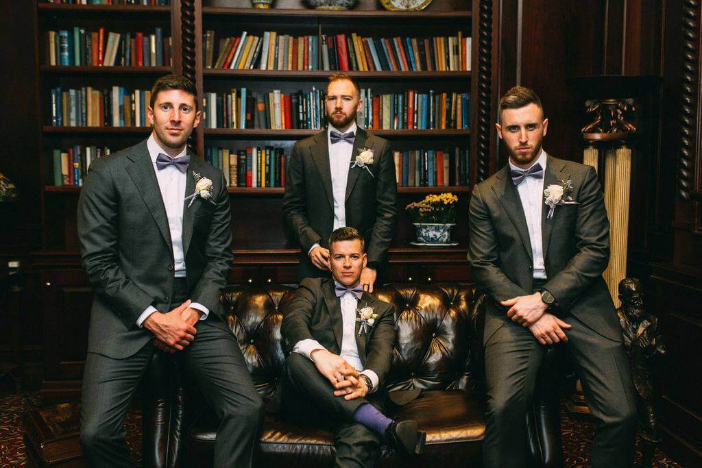 Groom and groomsmen attire at Niagara-on-the-lake Wedding at Prince of Wales Hotel