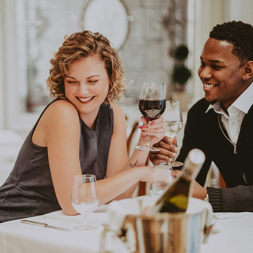 Couple sharing an unforgettable experience at Inn On The Twenty in Jordan Village