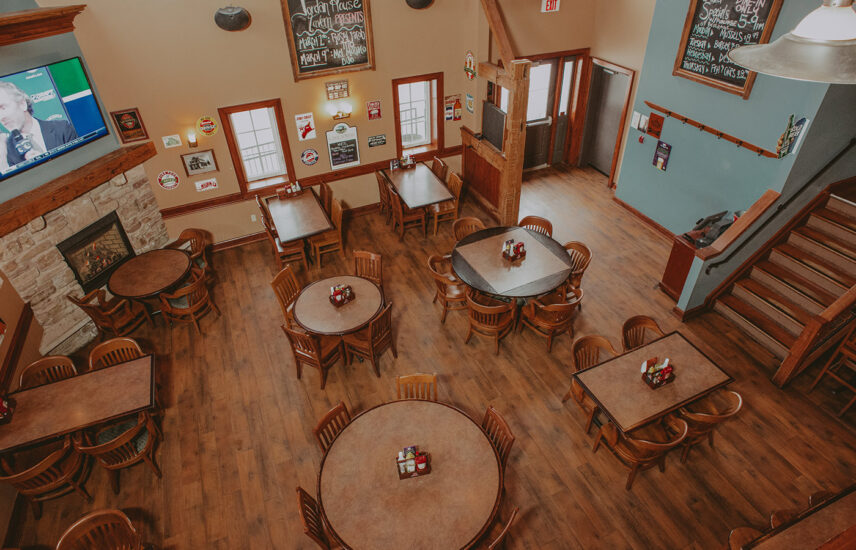 Areial view of Jordan House Tavern at Jordan House in Jordan Village