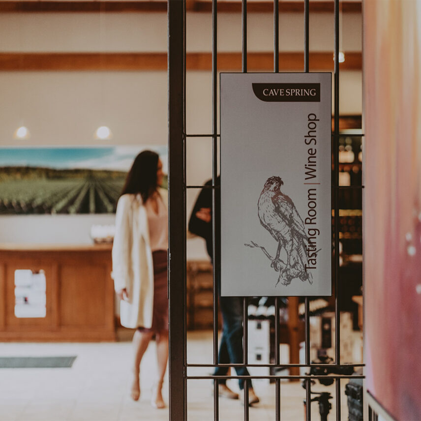 Cave Spring Cellars local winery partner at Inn On The Twenty in Jordan Village