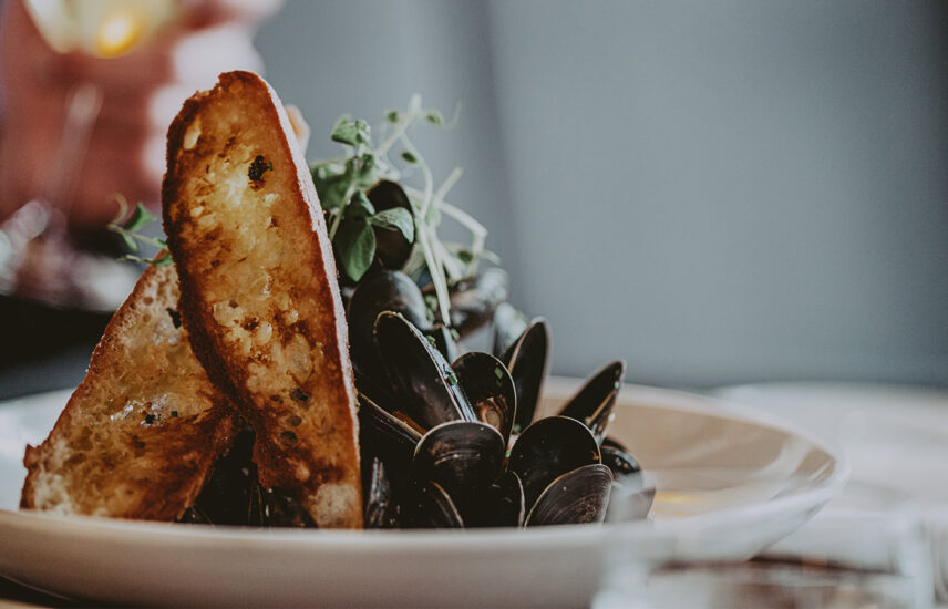 Seafood dish from Inn On The Twenty Restaurant at Inn On The Twenty in Jordan Village