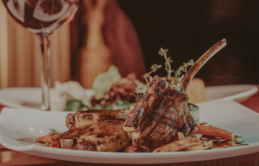 Gourmet main courses catered to weddings at Inn On The Twenty in Jordan Village