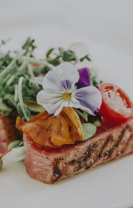 Gourmet meals catered to events at Millcroft Inn & Spa in Caledon