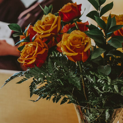 Roses in meeting venues at Millcroft Inn & Spa in Caledon