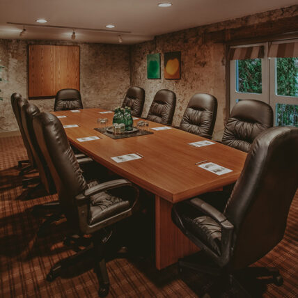 Meeting room surrounded by natural beauty at Millcroft Inn & Spa in Caledon