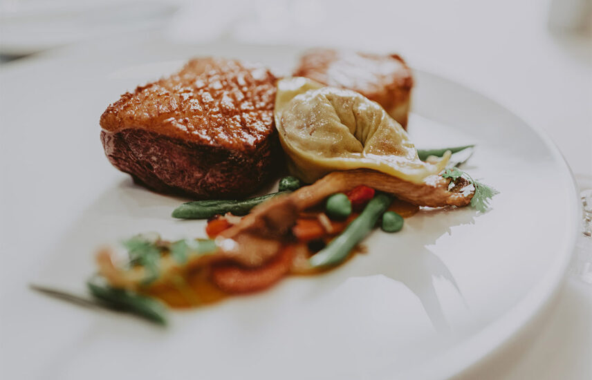 Gourmet food at the Prince of Wales Hotel restaurants in Niagara-on-the-Lake