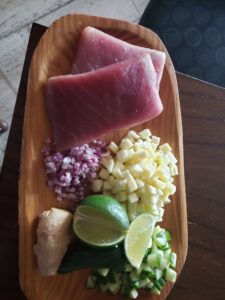 easy tuna ceviche with mango recipe