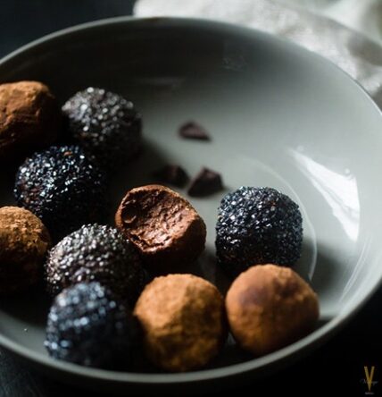 Chocolate truffles by Vintage Hotels