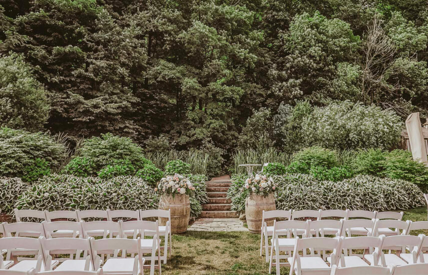 The Escarpment Site processional at Inn On The Twenty in Jordan Village