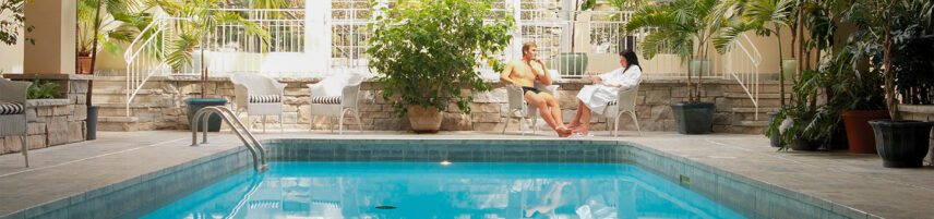Saltwater pool at Queen’s Landing in Niagara on the Lake