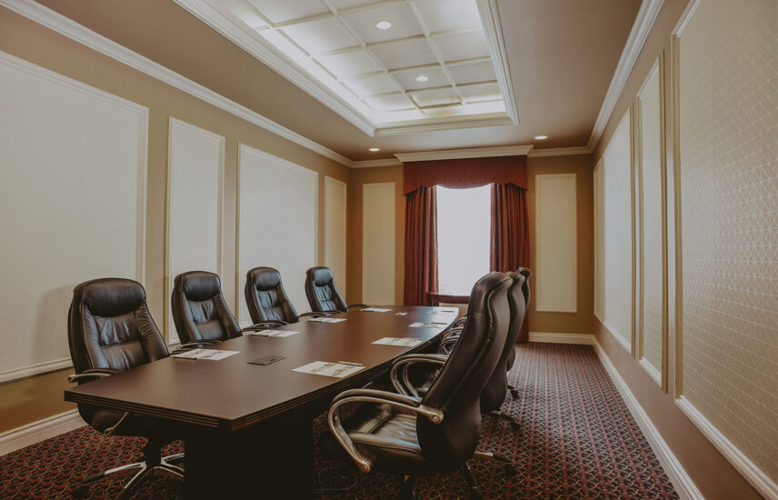 Windsor boardroom venue for meetings at the Queens Landing Hotel in Niagara-on-the-Lake