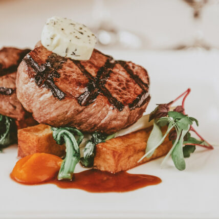 Savoury steak from Tiara Restaurant at the Queens Landing Hotel in Niagara-on-the-Lake