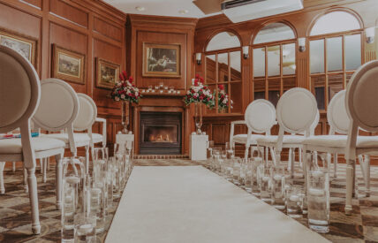 The Secord Room at Pillar and Post in Niagara-on-the-Lake hosts small wedding for up to 24 guests