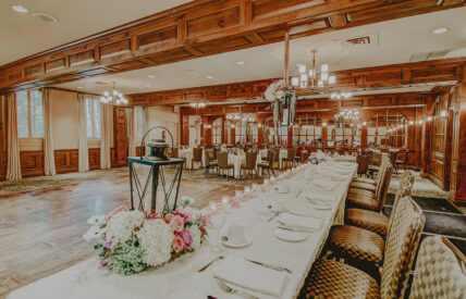 Upper Canada Hall for wedding receptions at the Pillar & Post Hotel in Niagara-n-the-Lake