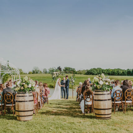 Wedding Ceremony at Sue Ann Staff Estate Winery