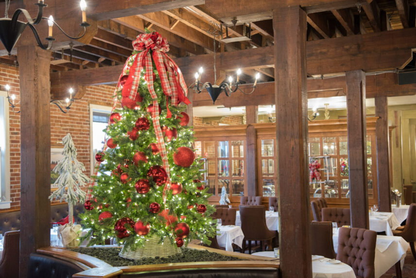 New Year’s Eve dinner served at the Cannery Restaurant in Niagara on the Lake