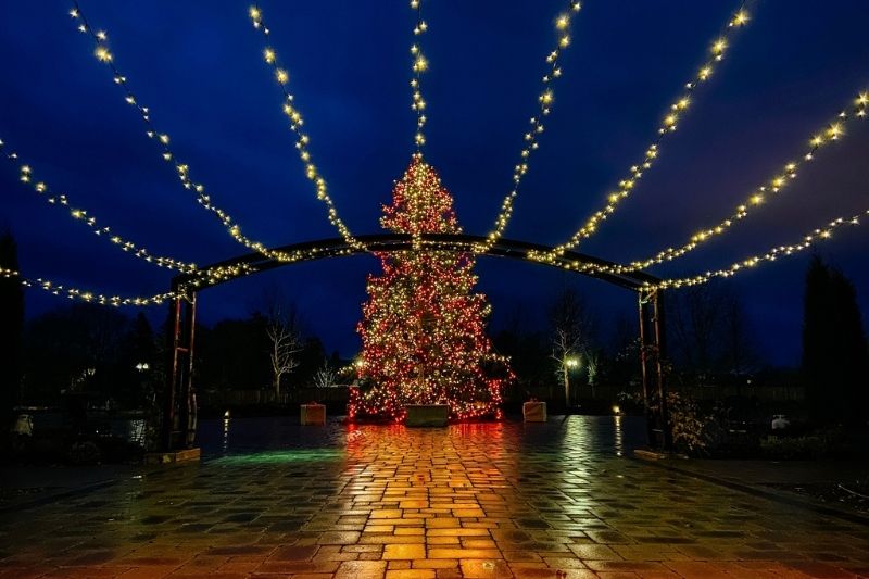 The Christmas Wonderland Gardens at Pillar and Post Niagara on the Lake