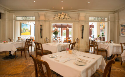 Interior of Noble Restaurant at Prince of Wales in Niagara-on-the-lake