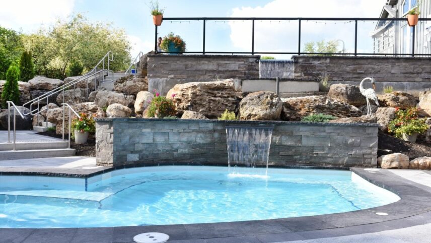 Where to find hot spring pools in Ontario, Canada.