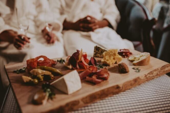 Charcuterie board at Vintage Hotels