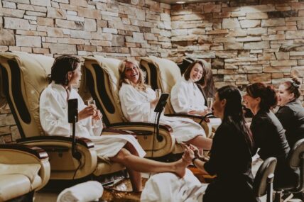 A girl's spa day at 100 Fountain Spa in Pillar and Post in Niagara-on-the-Lake.