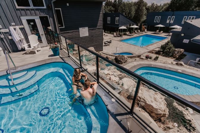 Millcroft Inn & Spa’s Hot Spring Pools in Ontario