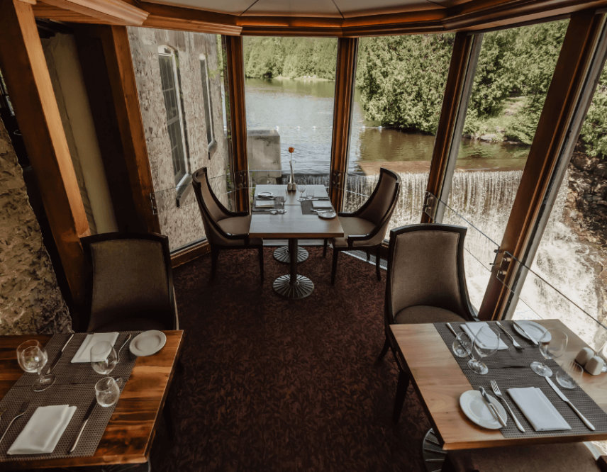 Dining area at Millcroft Inn & Spa.