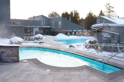 Ontario winter getaway to the hot spring pools at Millcroft Inn & Spa