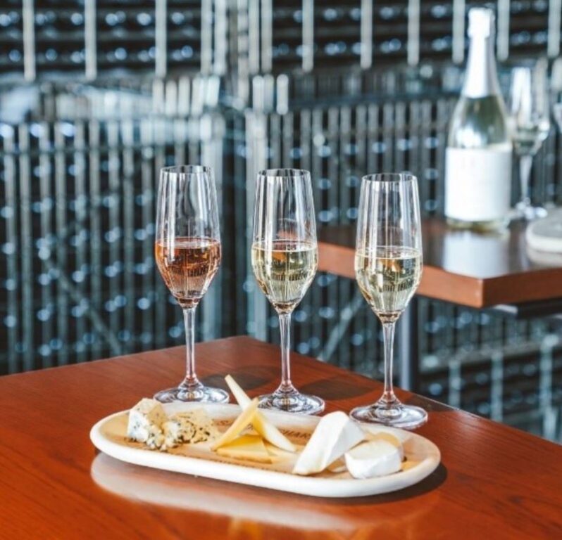 Wine and Cheese tasting experience at Queenston Mile Vineyard.