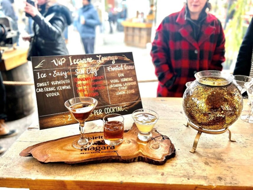 The Icewine cocktail competition, hosted at the Niagara-on-the-Lake Icewine village