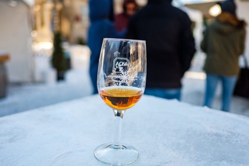 Icewine in the Niagara Icewine Village in Niagara-on-the-Lake