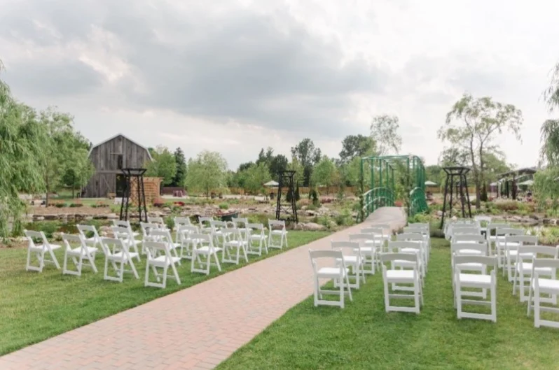 The Gardens at Pillar and Post, and outdoor wedding venue in Niagara on the Lake