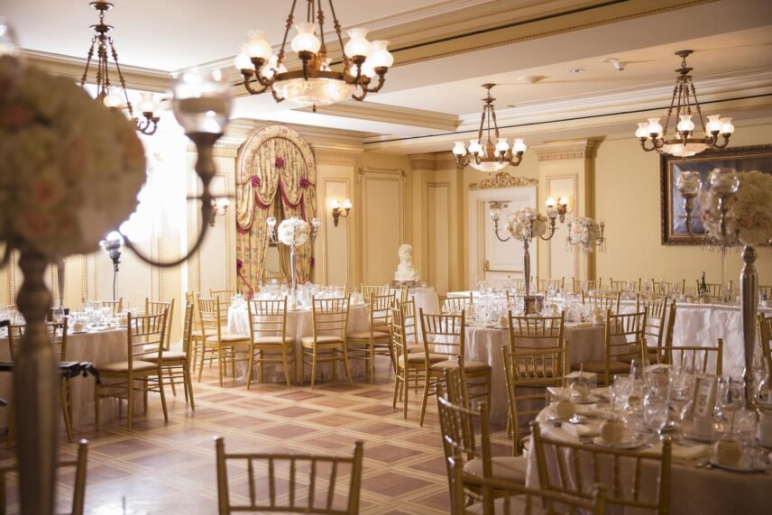 The Victoria & Albert Ballroom inside the Prince of Wales hotel in Niagara-on-the-Lake.