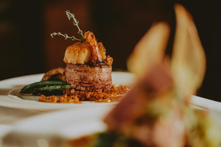 Surf & turf served at the Cannery Restaurant in Niagara-on-the-Lake.