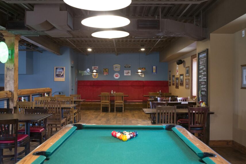 Inside Jordan House Tavern & Grill in Jordan Village.