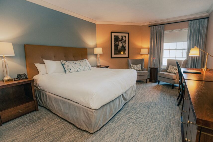 Traditional Guest Room at the Queens Landing Hotel in Niagara-on-the-Lake