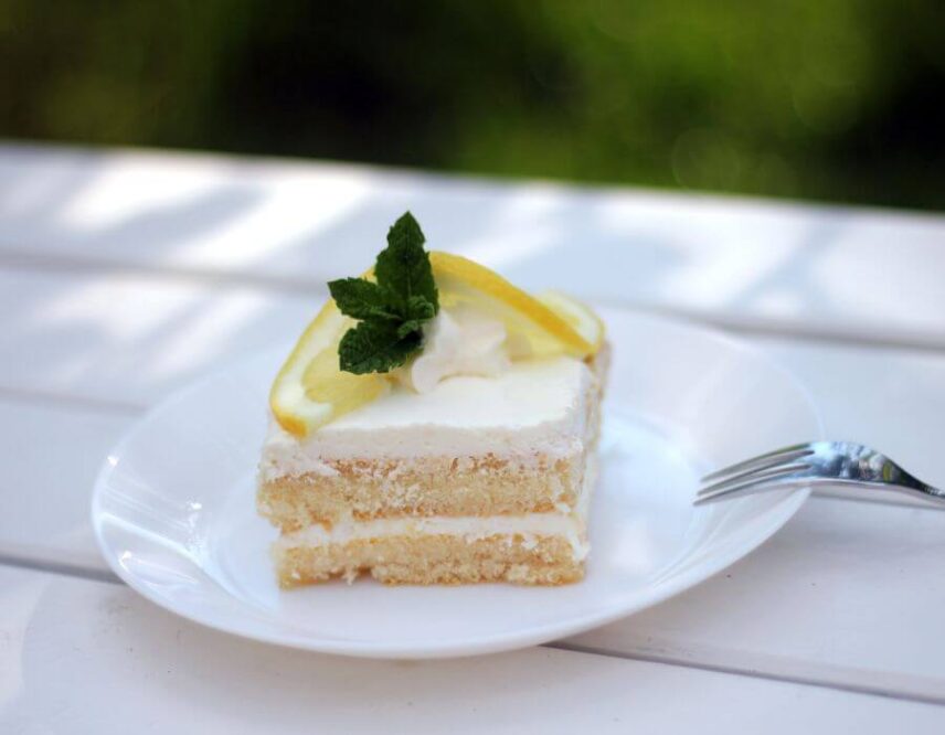 Millcroft Inn & Spa's Lemon Sponge Curd Cake