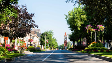 Old Town Niagara on the Lake in the summer
